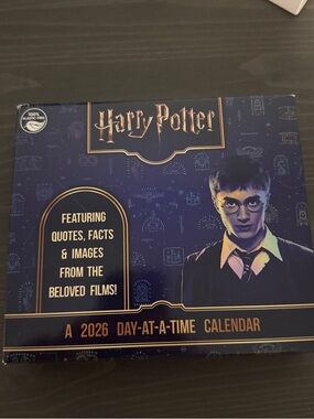 NWT Harry Potter 2026 Day-At-A-Time Calendar